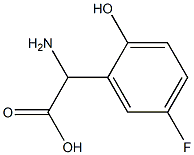 2-amino-2-(5-fluoro-2-hydroxyphenyl)acetic acid