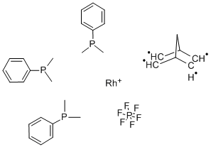 [TRIS(DIMETHYLPHENYLPHOSPHINE)](2,5-NORBORNADIENE)RHODIUM(I) HEXAFLUOROPHOSPHATE