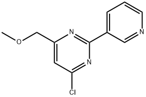 4-CHLORO-6-(METHOXYMETHYL)-2-(3-PYRIDYL)PYRIMIDINE