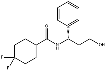 4,4-DIFLUORO-N-((1S)-3-HYDROXY-1-PHENYLPROPYL)CYCLOHEXANE-1-CARBOXAMIDE