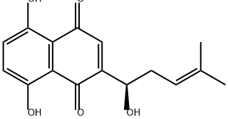 5,8-Dihydroxy-2-[(1R)-1-hydroxy-4-methyl-pent-3-enyl]naphthalene-1,4-dione