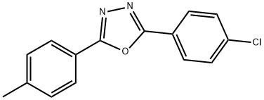 2-(4-chlorophenyl)-5-(4-methylphenyl)-1,3,4-oxadiazole