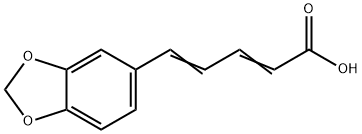 5-(1,3-benzodioxol-5-yl)penta-2,4-dienoic acid