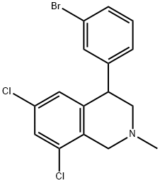 4-(3-bromophenyl)-6,8-dichloro-2-methyl-1,2,3,4-tetrahydroisoquinoline
