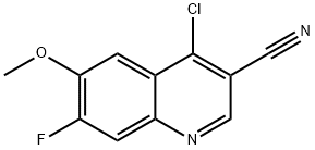 None4-CHLORO-7-FLUORO-6-METHOXY-QUINOLINE-3-CARBONITRILE