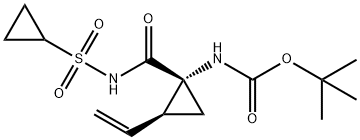 t-Butyl(1R,2S)-1-(cyclopropylsulfonylcarbamoyl)-2-vinylcyclopropylcarbamate