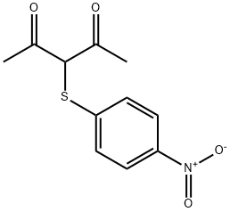 3-(4-NITRO-PHENYLSULFANYL)-PENTANE-2,4-DIONE