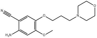 2-Amino-4-Methoxy-5-(3-Morpholinopropoxy)benzonitrile