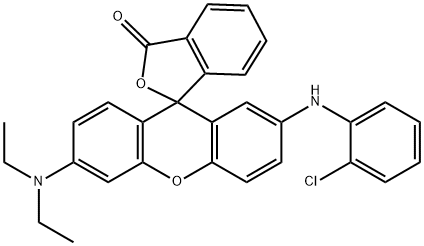 2'-[(2-chlorophenyl)amino]-6'-(diethylamino)spiro[isobenzofuran-1(3H),9'-[9H]xanthene]-3-one