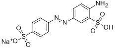 sodium hydrogen 4-aminoazobenzene-3,4'-disulphonate