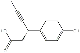 (3S)-3-(4-Hydroxyphenyl)-4-hexynoic acid