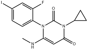 3-cyclopropyl-1-(2-fluoro-4-iodophenyl)-6-(MethylaMino)pyriMidine-2,4(1H,3H)-dione
