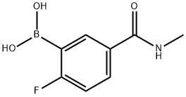 2-FLUORO-5-(METHYLCARBAMOYL)BENZENEBORONIC ACID
