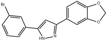 3-(1,3-benzodioxol-5-yl)-5-(3-bromophenyl)-1H-pyrazole