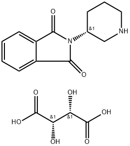 3-(R)-Piperidinyl PhthaliMide D-(-)-tartaric acid