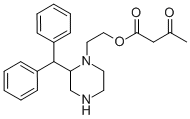2-(4-Benzhydrylpiperazino)ethyl acetoacetate
