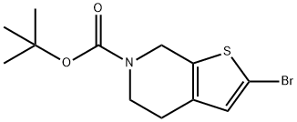 THIENO[2,3-C]PYRIDINE-6(5H)-CARBOXYLIC ACID, 2-BROMO-4,7-DIHYDRO-, 1,1-DIMETHYLETHYL ESTER