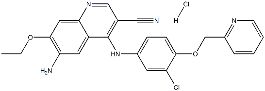 6-AMino-4-((3-chloro-4-(pyridin-2-ylMethoxy)phenyl)aMino)-7-ethoxyquinoline-3-carbonitrile (Hydrochloride)