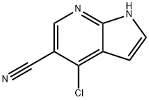 1H-Pyrrolo[2,3-b]pyridine-5-carbonitrile, 4-chloro-