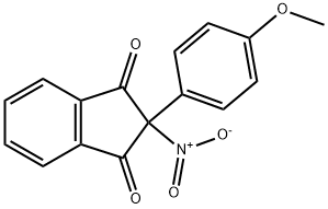 2-(4-METHOXY-PHENYL)-2-NITRO-INDAN-1,3-DIONE