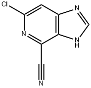3H-Imidazo[4,5-c]pyridine-4-carbonitrile,  6-chloro-