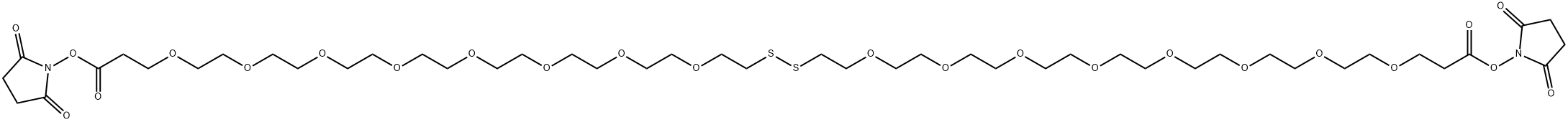 N-HYDROXY-SUCCINIMIDY-PROPIONATE OCTA(ETHYLENE GLYCOL)-DISULFIDE