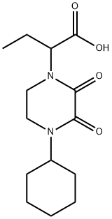 2-(4-Cyclohexyl-2,3-dioxopiperazin-1-yl)butanoic acid