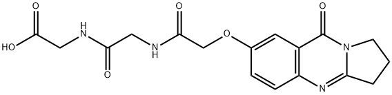 2-[[2-[[2-[(9-oxo-2,3-dihydro-1H-pyrrolo[2,1-b]quinazolin-7-yl)oxy]acetyl]amino]acetyl]amino]acetic acid