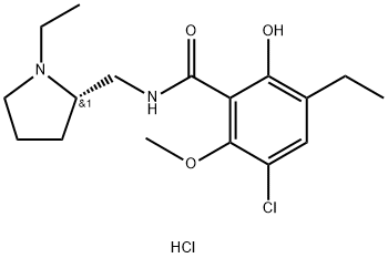 FLB  131,  S-(-)-3-Chloro-5-ethyl-N-[(1-ethyl-2-pyrrolidinyl)methyl]-6-hydroxy-2-methoxybenzamide  hydrochloride