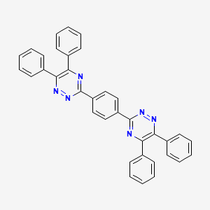 3,3'-(1,4-Phenylene)bis(5,6-diphenyl-1,2,4-triazine)